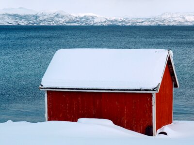 No person body of water fjord photo