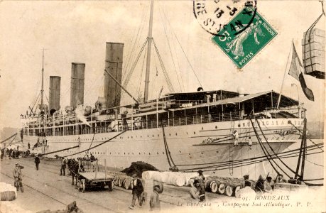Bordeaux - Le Burdigala, Compagnie Sud-Atlantique (1913)