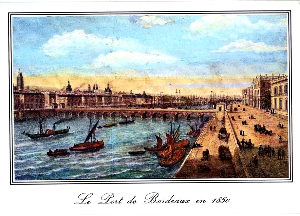 Bordeaux - Le Port (1850)