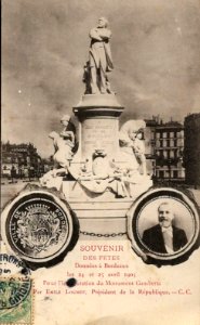 Bordeaux - monument Gametta 24-25 avril 1905 3
