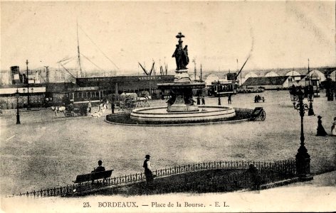 Bordeaux - Place de la Bourse 3 (carte postale) photo