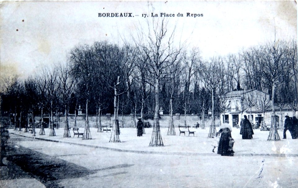 Bordeaux - Place du repos c 1900
