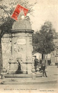 Bordeaux - Place Nansouty - la fontaine