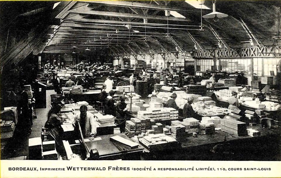 Bordeaux - Imprimerie Wetterwald 1