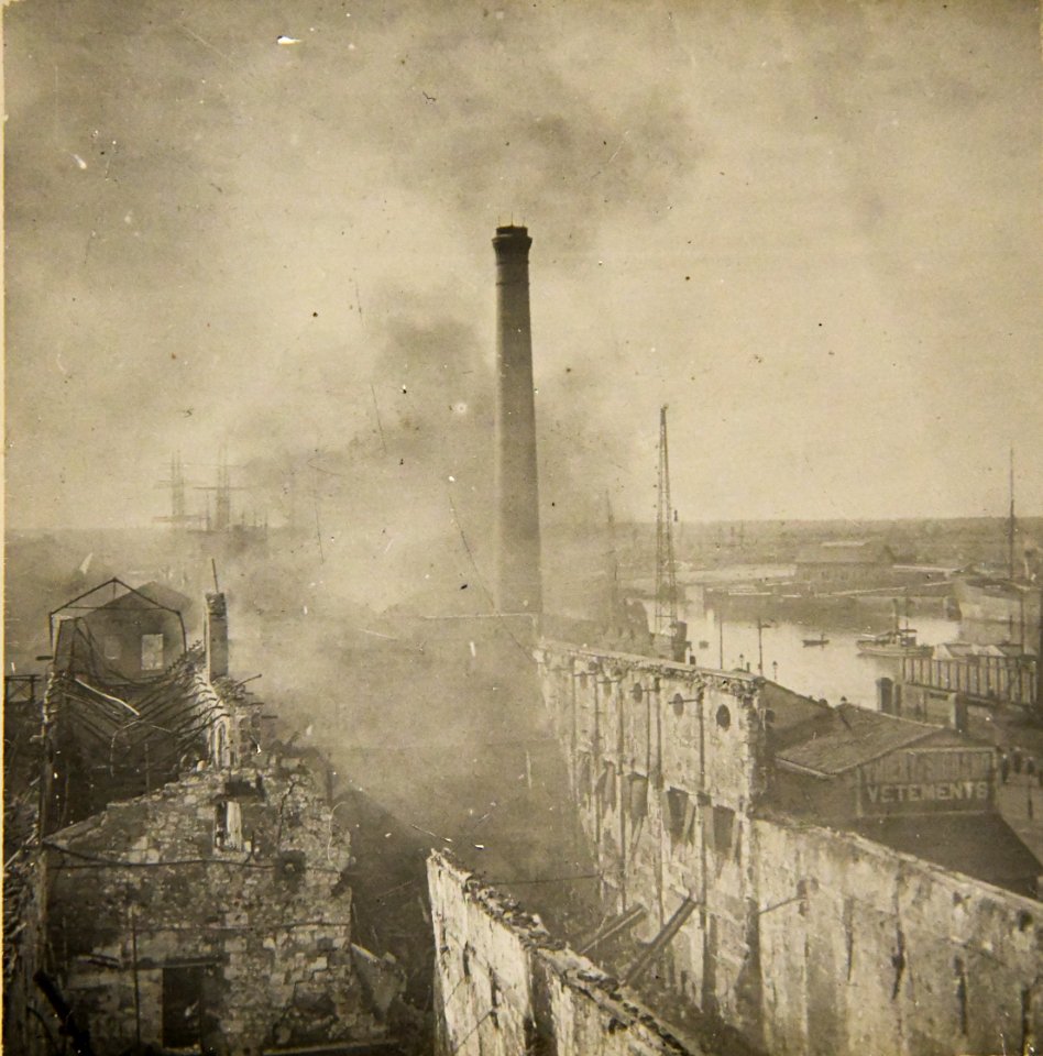 Bordeaux - Incendie des Huileries Mauret et Prom à Bacalan (1906) 2 b
