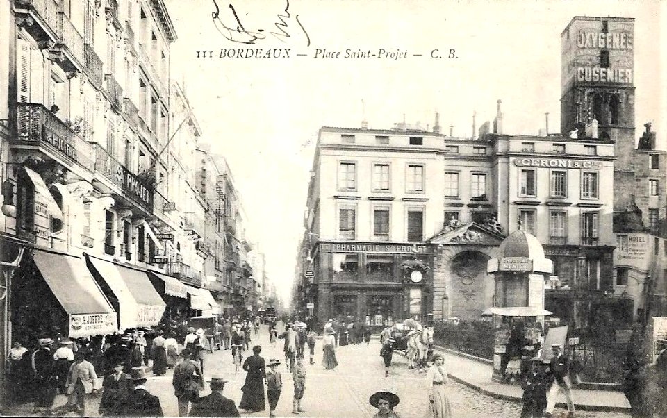 Bordeaux - Place Saint-Projet (C.B.)