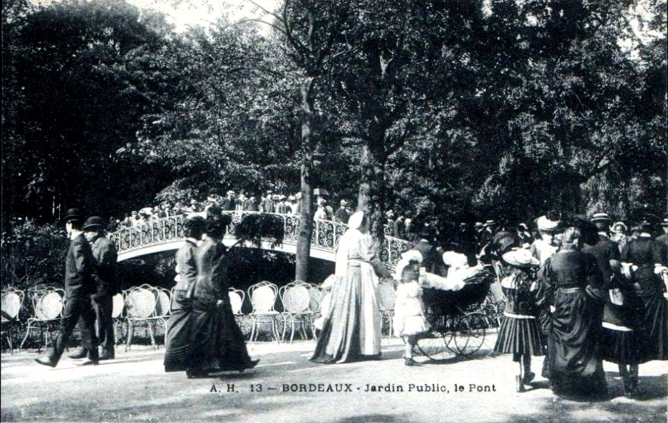 Bordeaux - Jardin Public - le pont b