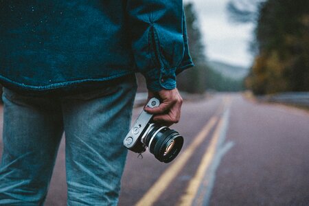Photography road blur photo