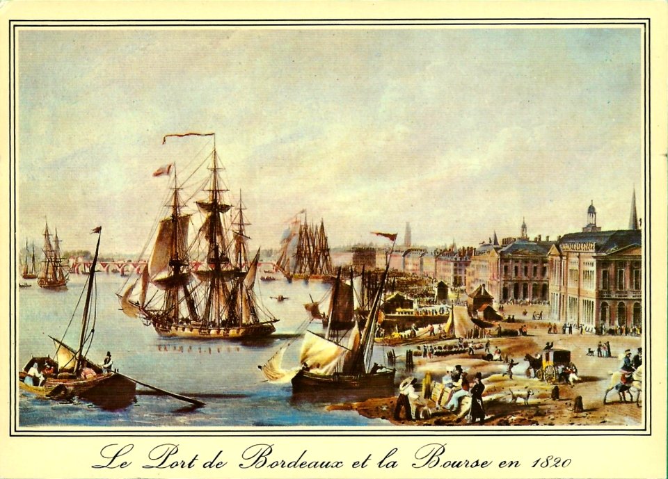 Bordeaux - Le port et la Bourse