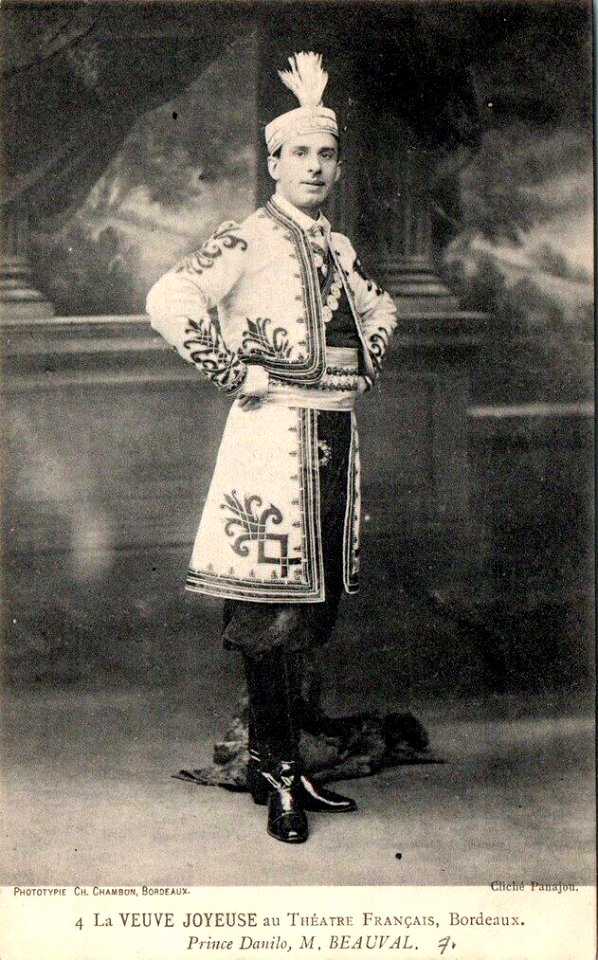 Bordeaux - Théâtre Français - M. Beaval - la-veuve-joyeuse