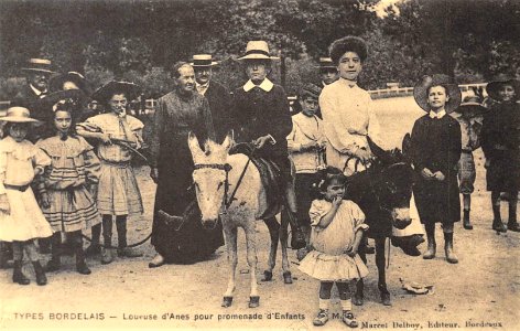 Bordeaux - Types bordelais - Loueuse d'ânes