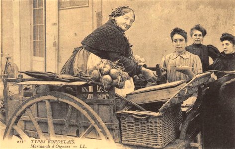 Bordeaux - Types bordelais - Marchands d'ognions (LL)
