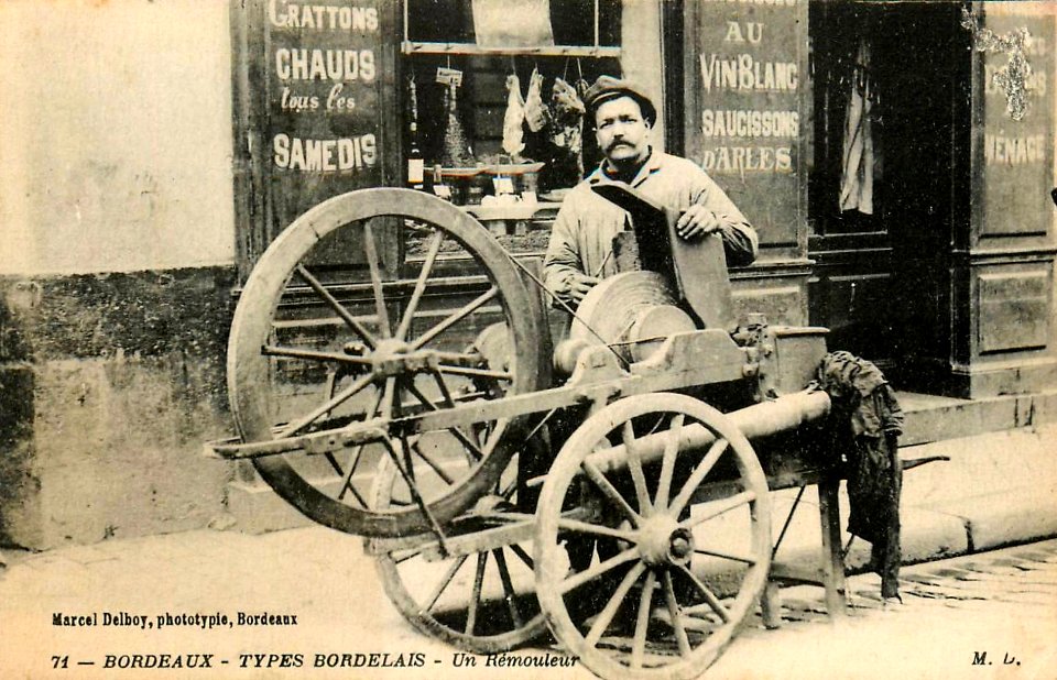 Bordeaux - Types bordelais 71 - Rémouleur