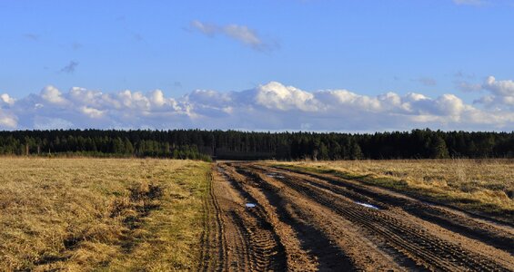 Sky panoramic rural district