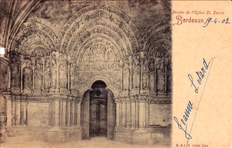 Bordeaux Basilique Saint-Seurin Porche 1