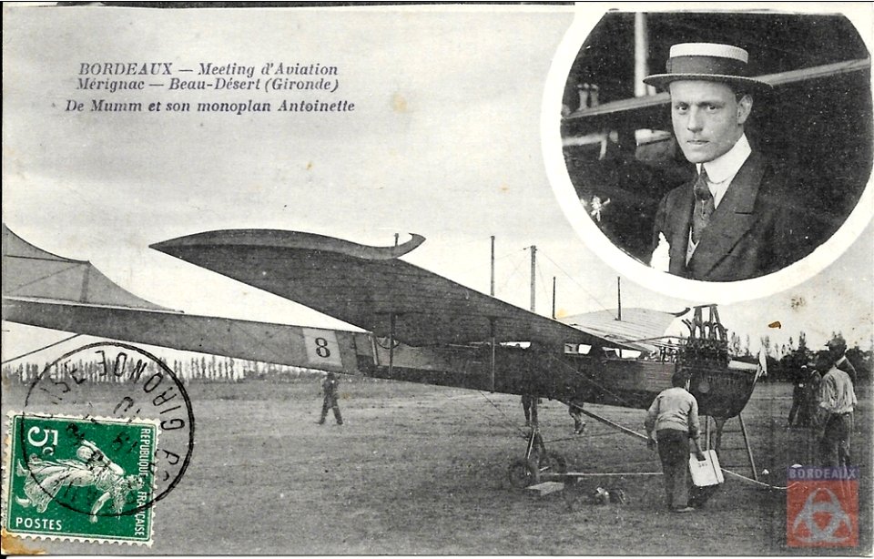 Bordeaux Beau-desert-Mérignac semaine d'aviation sept 1910 12a
