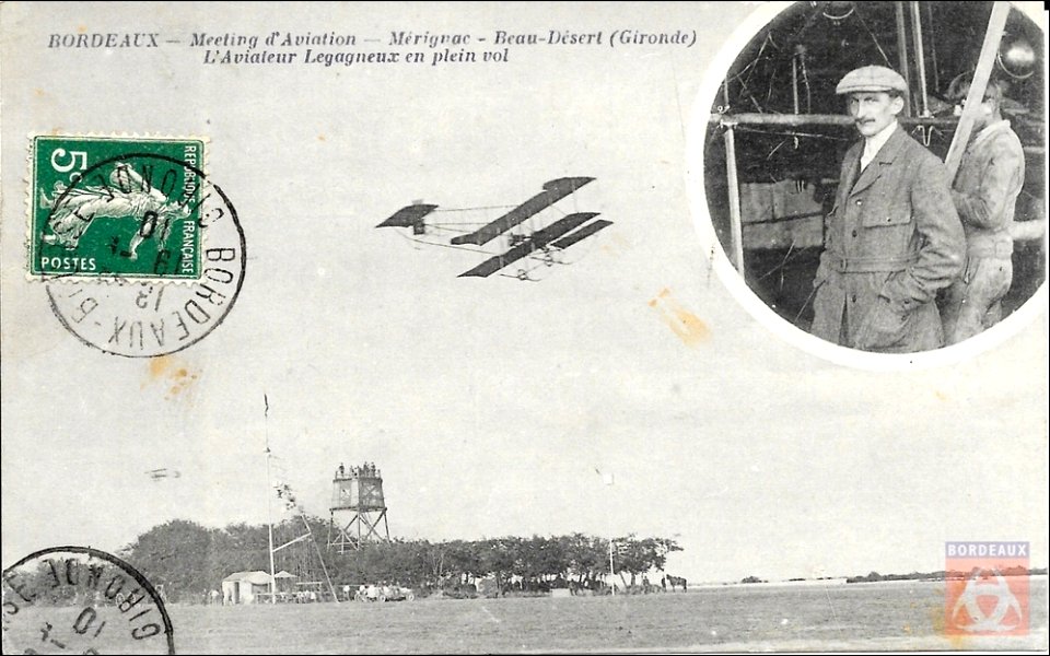 Bordeaux Beau-desert-Mérignac semaine d'aviation sept 1910 11a