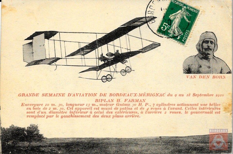 Bordeaux Beau-desert-Mérignac semaine d'aviation sept 1910 16a