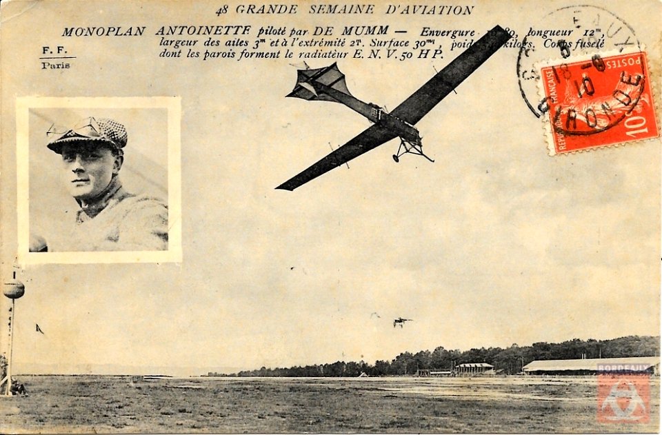 Bordeaux Beau-desert-Mérignac semaine d'aviation sept 1910 13a
