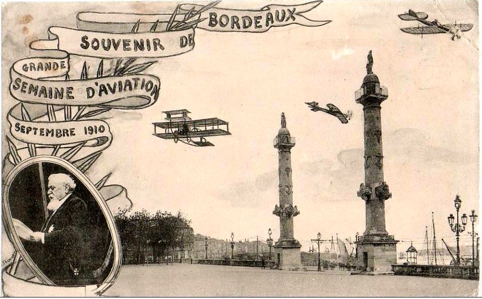 Bordeaux Beau-desert-Mérignac semaine d'aviation sept 1910 1a