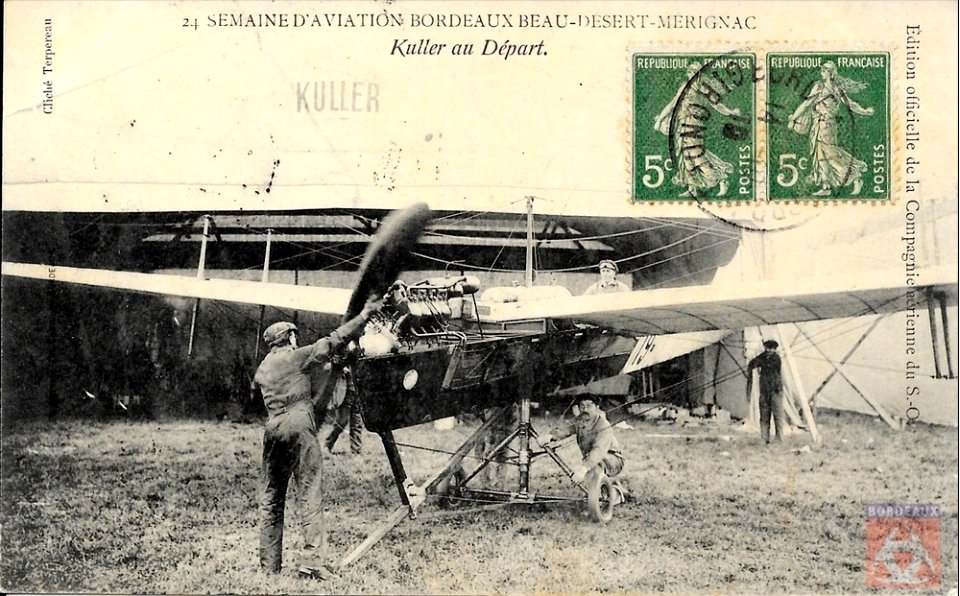 Bordeaux Beau-desert-Mérignac semaine d'aviation sept 1910 6a