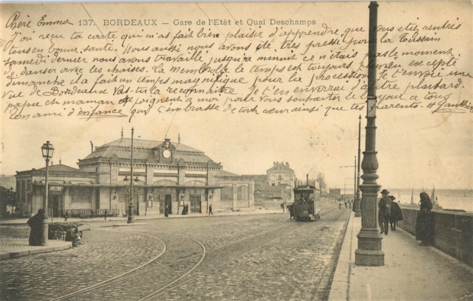 Bordeaux - Quai Deschamps et Gare de l'Etat 2