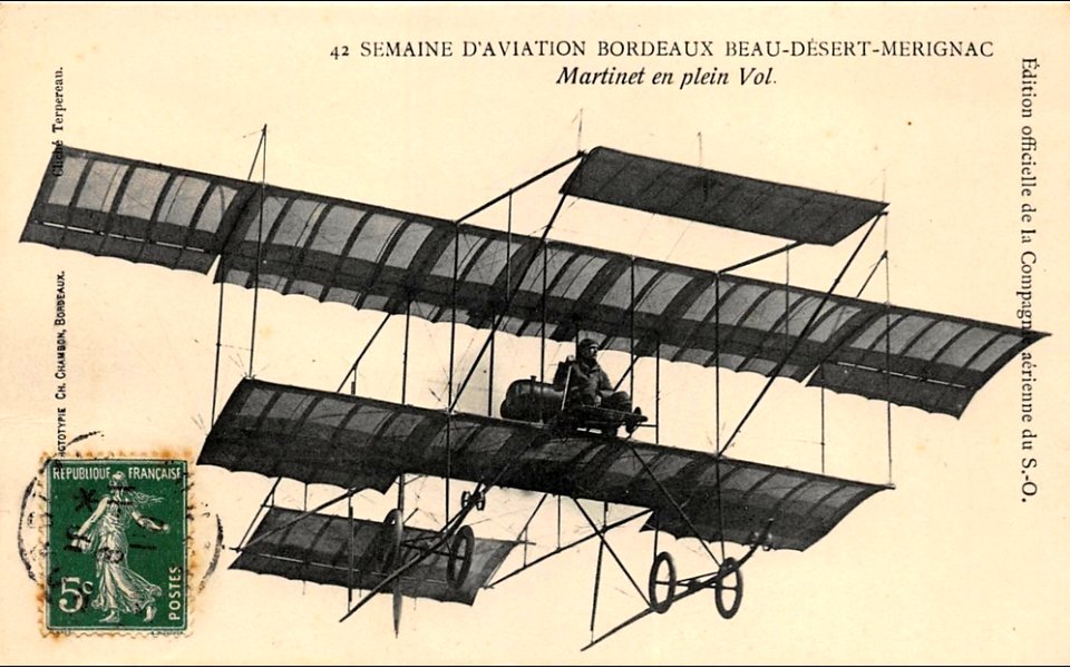 Bordeaux Beau-desert-Mérignac semaine d'aviation sept 1910 7a