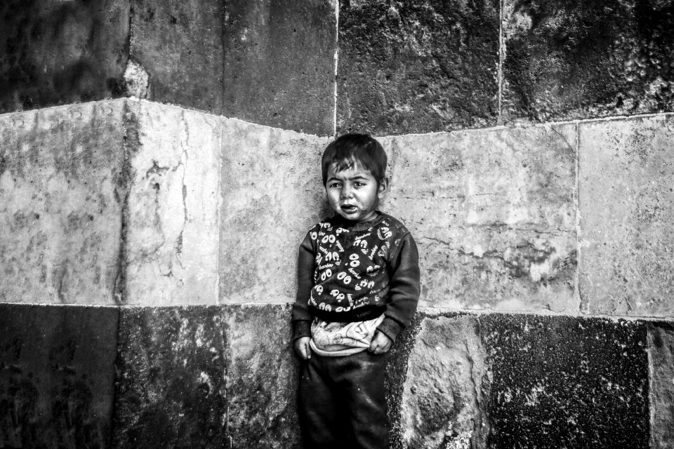 Face street children the innocence