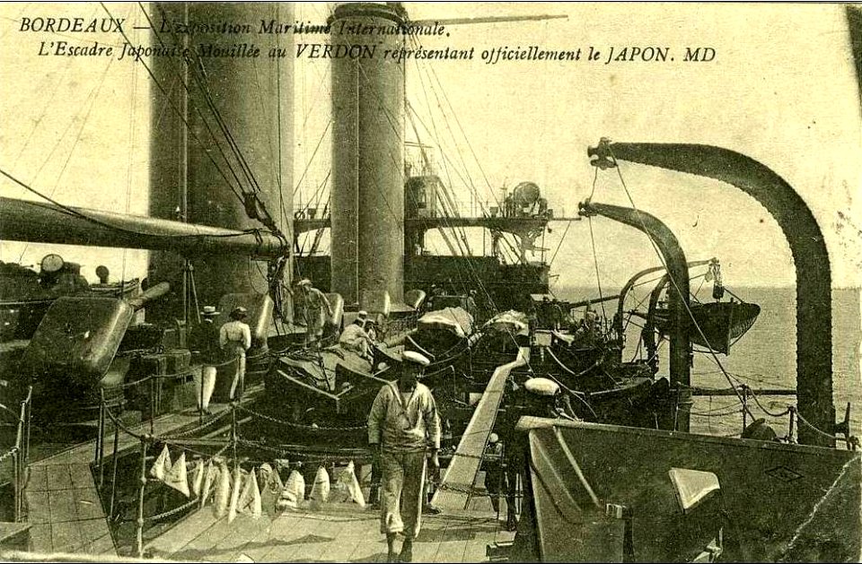 Bordeaux exposition-maritime 1907 Escadre japonaise