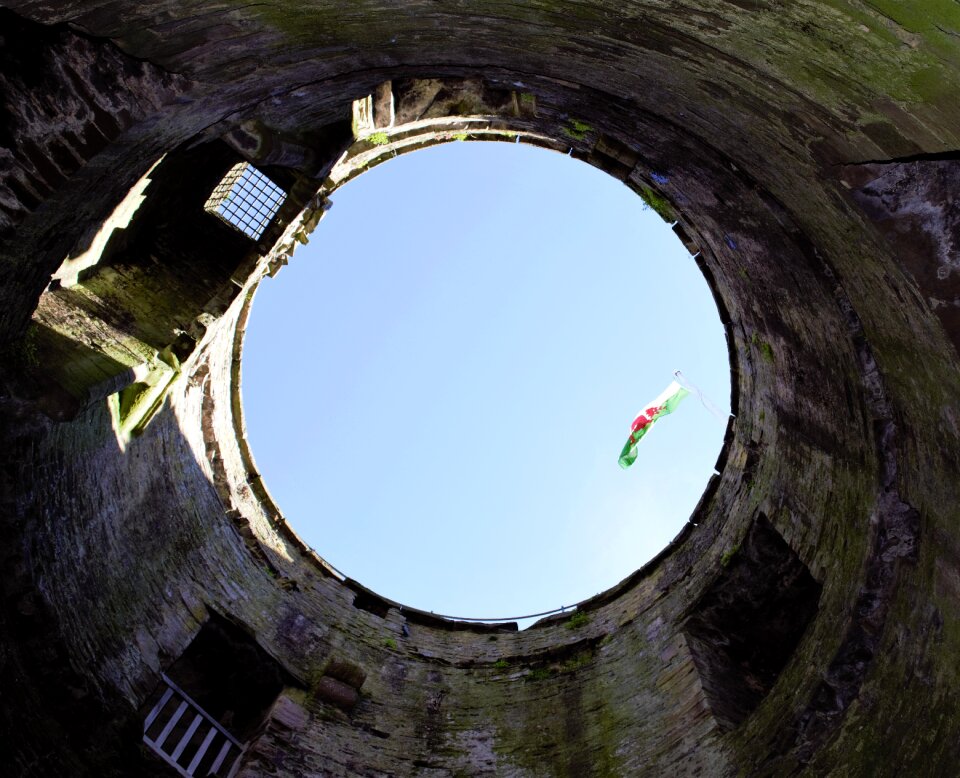 Wales castle circular tower