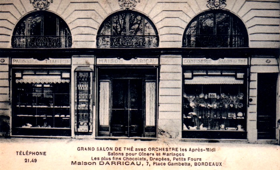 Bordeaux - Salon de Thé Darricau - place Gambetta