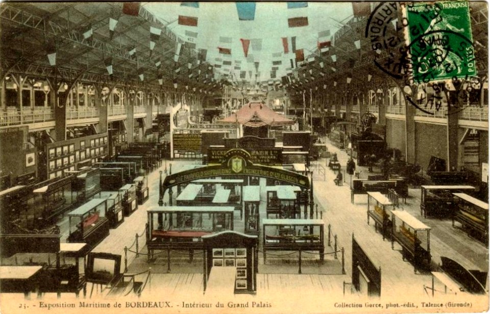 Bordeaux exposition-maritime 1907 Grand Palais vue generale 2