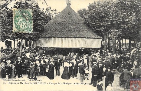 Bordeaux exposition-maritime 1907 les allées de Chartres 3