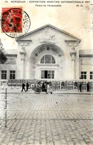 Bordeaux exposition-maritime 1907 palais automobile 1