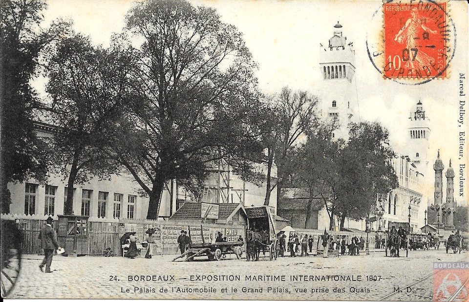 Bordeaux exposition-maritime 1907 palais automobile 4