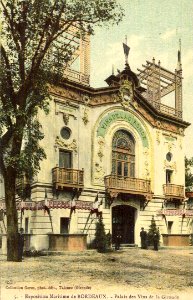Bordeaux exposition-maritime 1907 Palais Vins de la Gironde 1