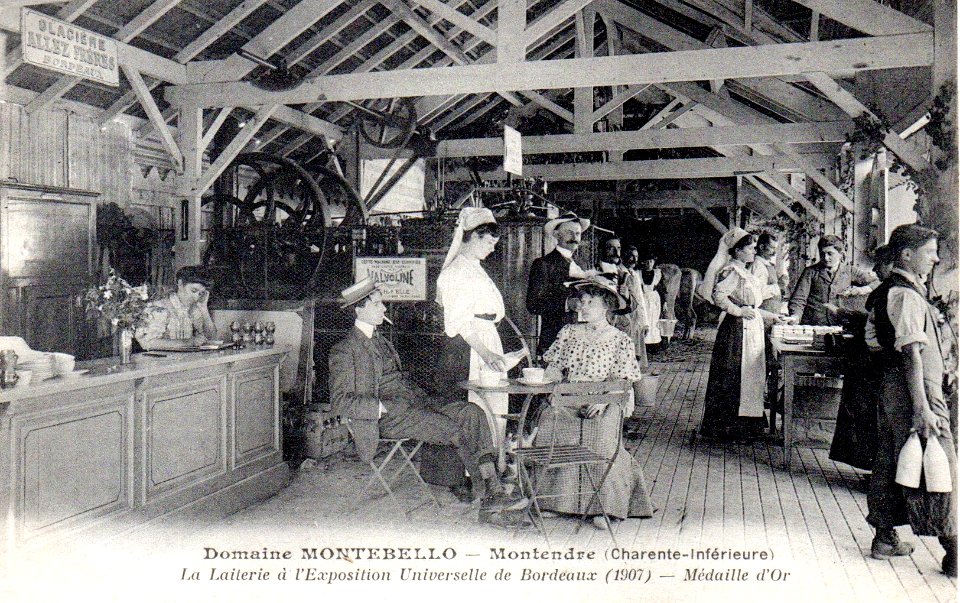 Bordeaux exposition-maritime 1907 Laiterie