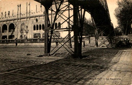 Bordeaux Exposition-Maritime 1907 Passerelle 6