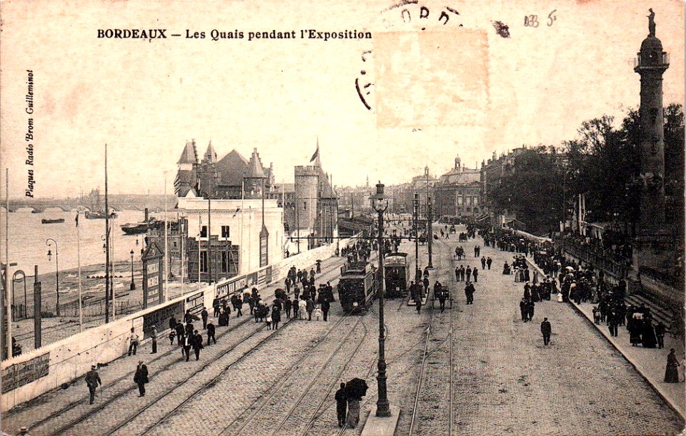 Bordeaux exposition-maritime 1907 Les quais 1