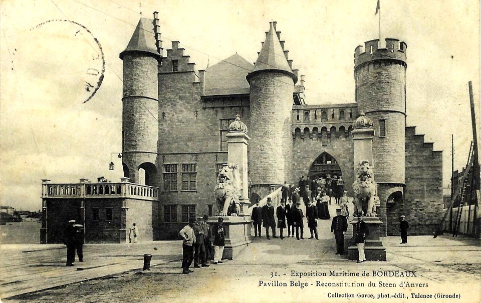Bordeaux Exposition-Maritime 1907 pavillon Belge 1