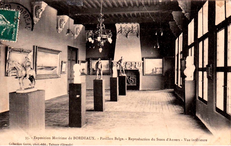 Bordeaux Exposition-Maritime 1907 pavillon Belge 10