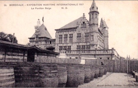 Bordeaux Exposition-Maritime 1907 pavillon Belge 7