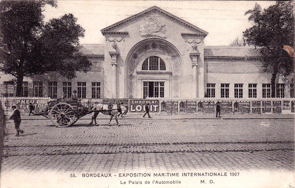 Bordeaux exposition-maritime 1907 palais automobile 4a