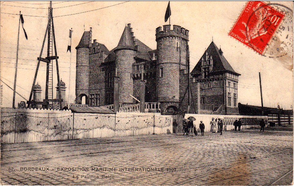 Bordeaux Exposition-Maritime 1907 pavillon Belge 8