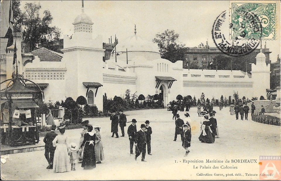 Bordeaux exposition-maritime 1907 pavillon des colonies 4