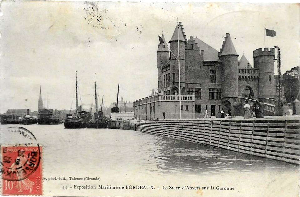 Bordeaux Exposition-Maritime 1907 pavillon Belge 2