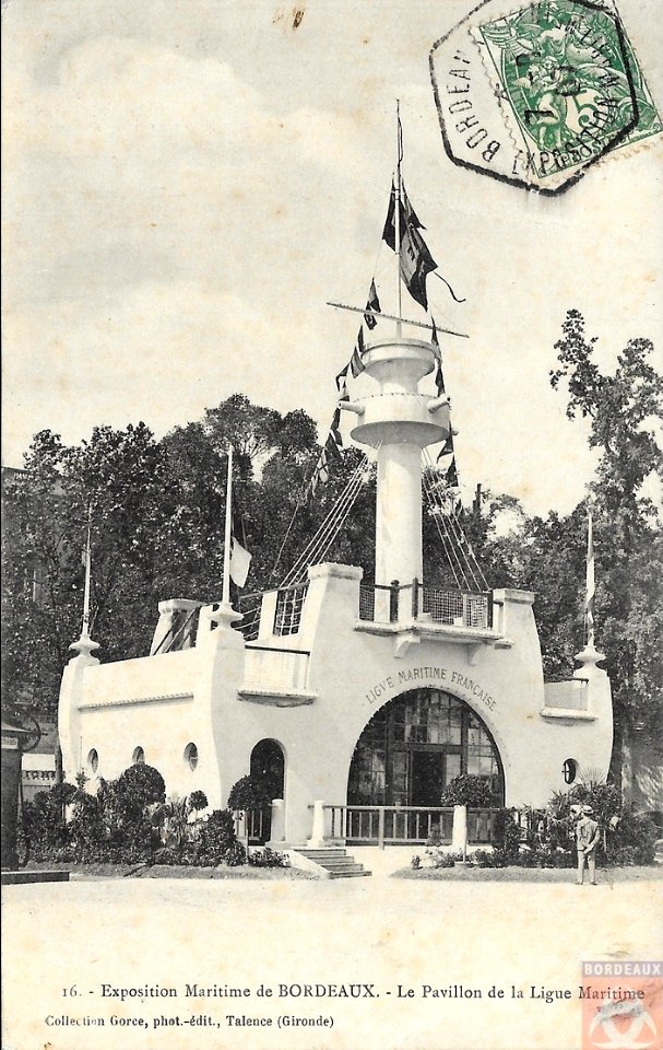 Bordeaux exposition-maritime 1907 pavillon Ligue maritime 2