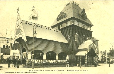 Bordeaux exposition-maritime 1907 pavillon Russe 2