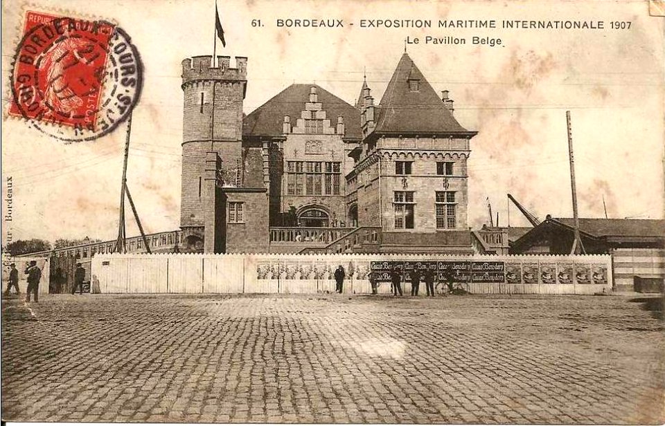 Bordeaux Exposition-Maritime 1907 pavillon Belge 9
