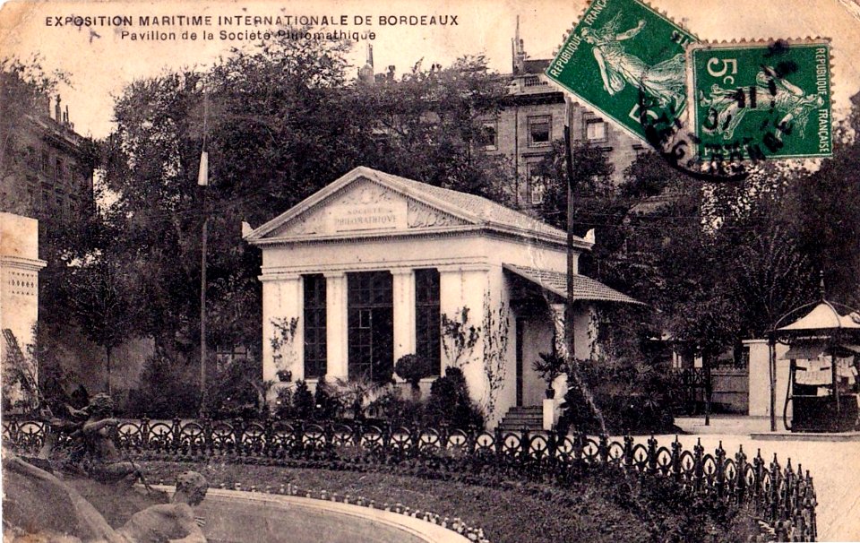 Bordeaux exposition-maritime 1907 pavillon Société Philomathique 3